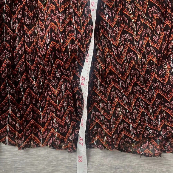 ba&sh Wanda Metallic Herringbone Print Maxi Dress - Picture 16 of 16